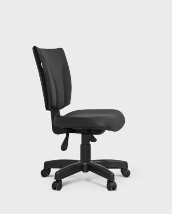 Cadeira giratória executiva B-one com base back system preta